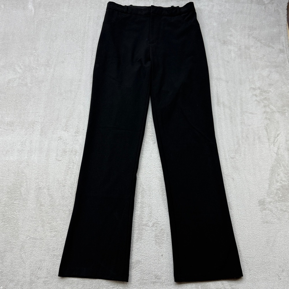 Cabi Bootcut Dress Pants Women's 10 Black Elastic Waist Professional Trousers